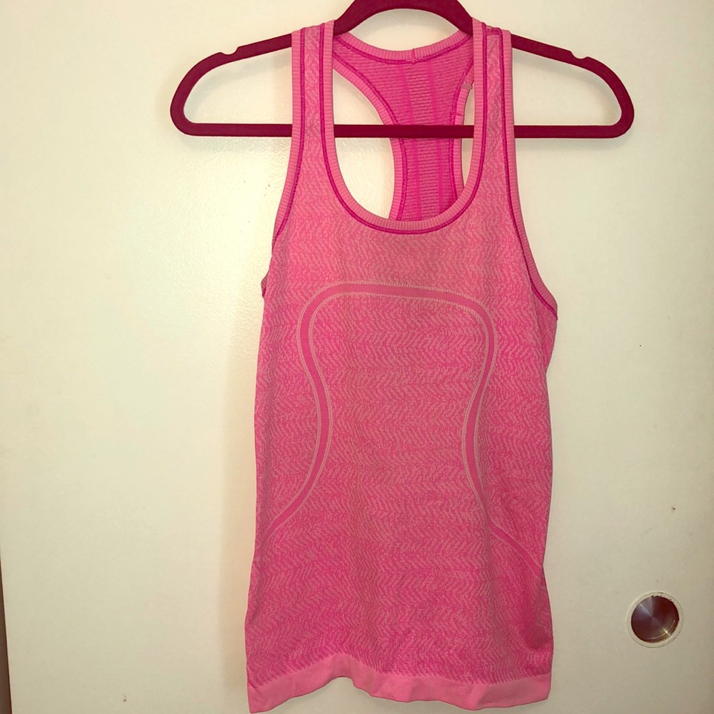 Lululemon pink tank top